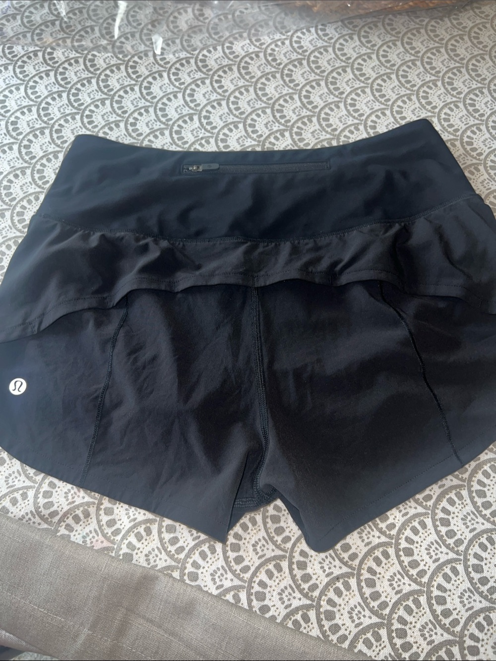 lululemon athletica Black Athletic Skort Shorts - Women's Active